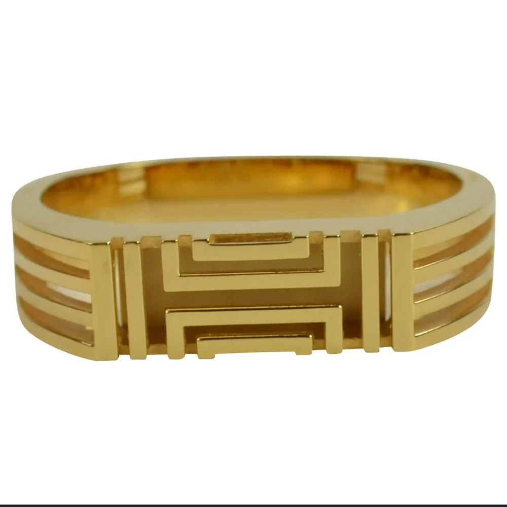 Tory Burch Fitbit Metal Hinged Bracelet